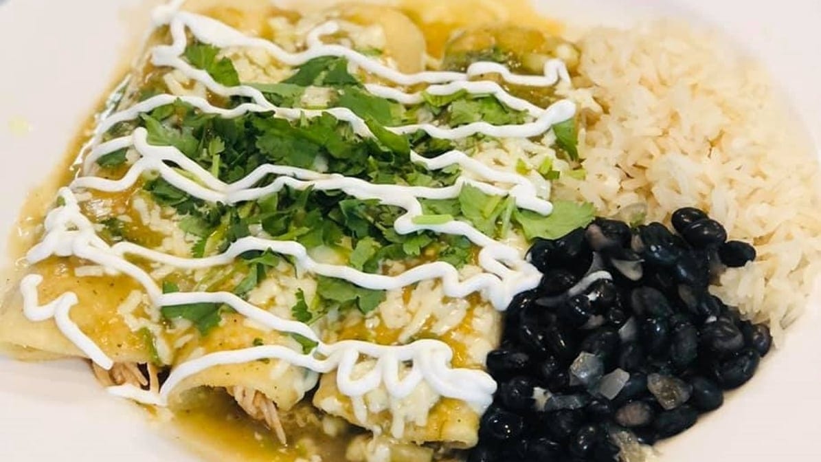 Enchiladas Verde.