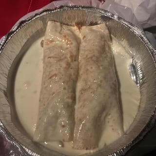 Two Grilled Steak Burritos
