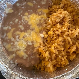 Mexican Rice and Refried Beans