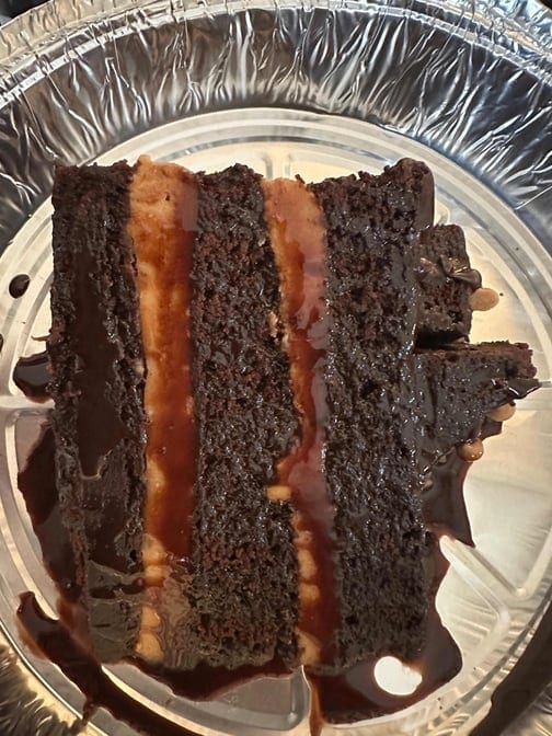Peanut Butter Explosion Slice.