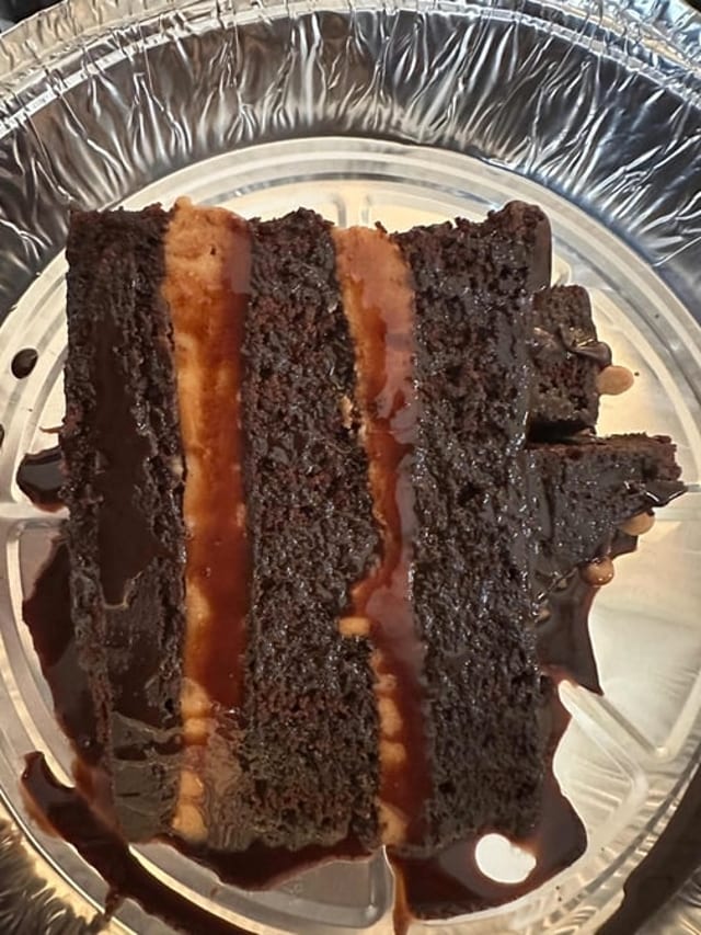 Peanut Butter Explosion Slice.