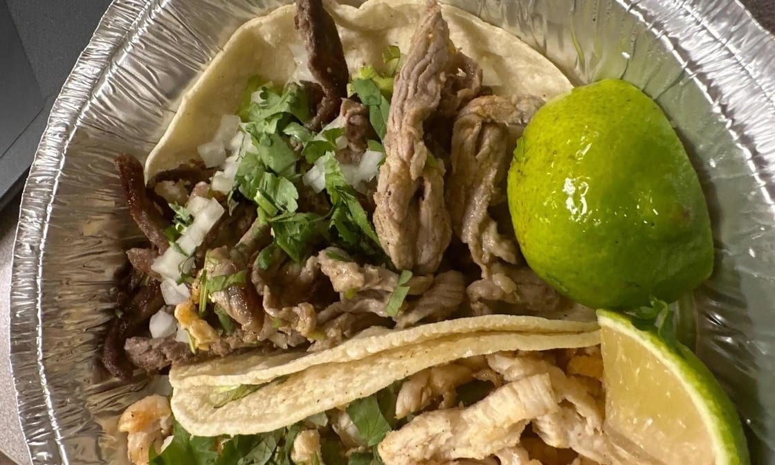 4 Chorizo Tacos.